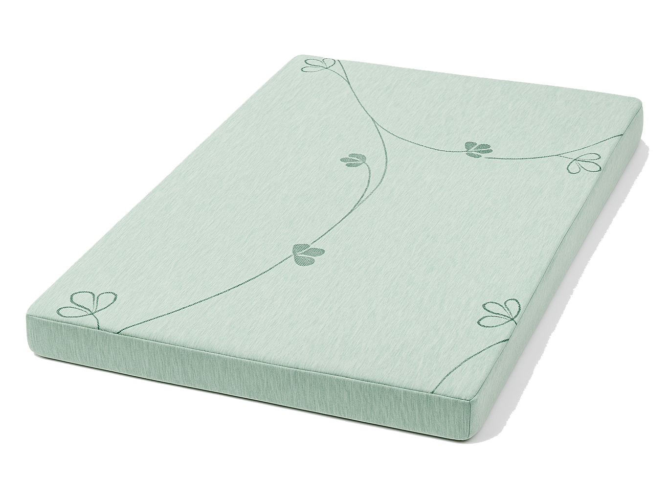 Green - Supportive Foam Dog Bed with Washable Cover - Durable Comfort for All Breeds