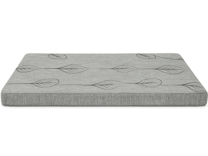 Grey - Supportive Foam Dog Bed with Washable Cover - Durable Comfort for All Breeds