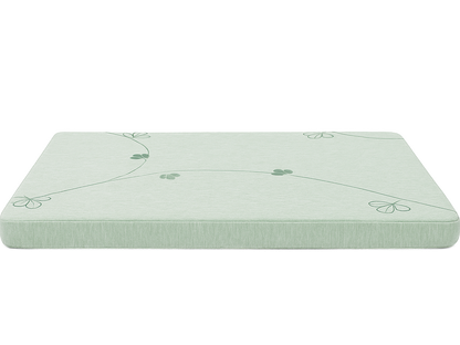 Green - Supportive Foam Dog Bed with Washable Cover - Durable Comfort for All Breeds